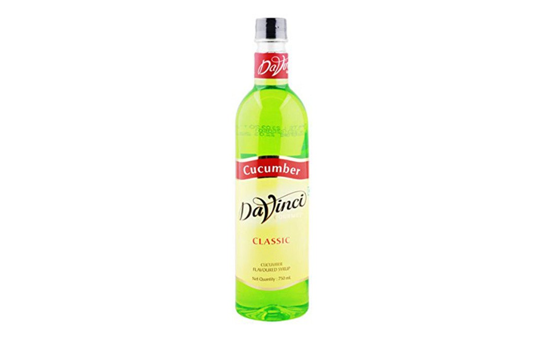Davinci Classic Cucumber Flavoured Syrup  Glass Bottle  750 millilitre